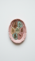 Blush Clay Botanical Resin Jewelry Dish