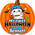 Super-cute Halloween Ghost Family